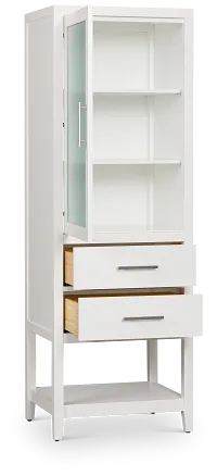 Alden White Linen Cabinet