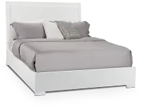 Verona White Platform Bed