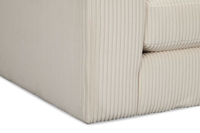 Charlie Ivory Fabric Sofa