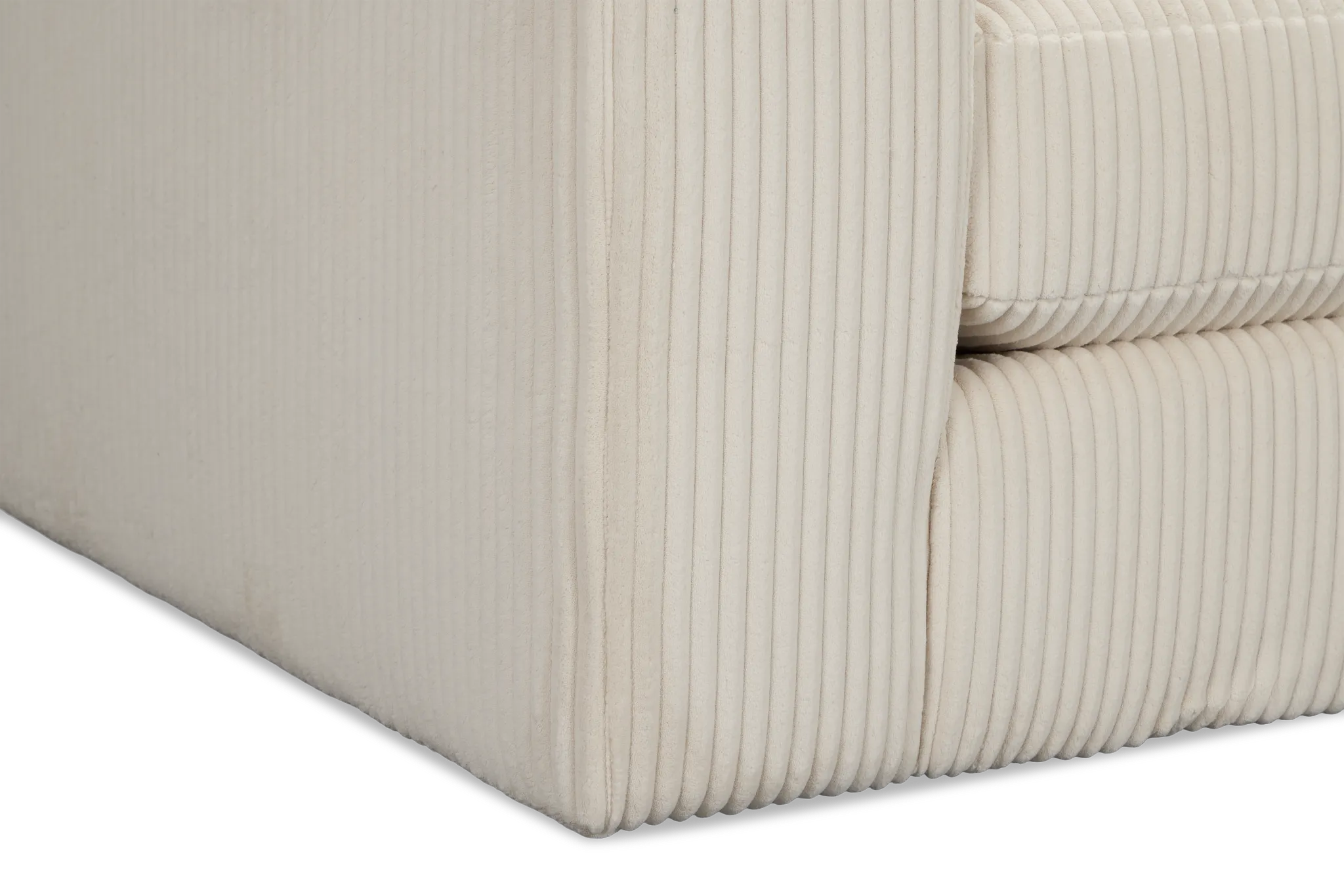 Charlie Ivory Fabric Sofa