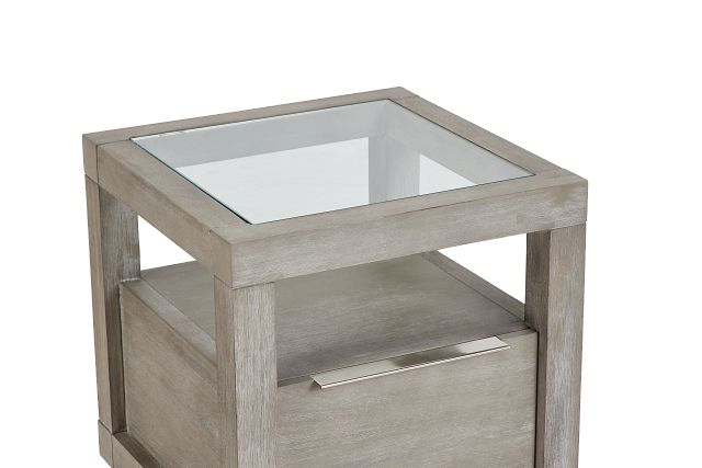 Madden Light Tone End Table