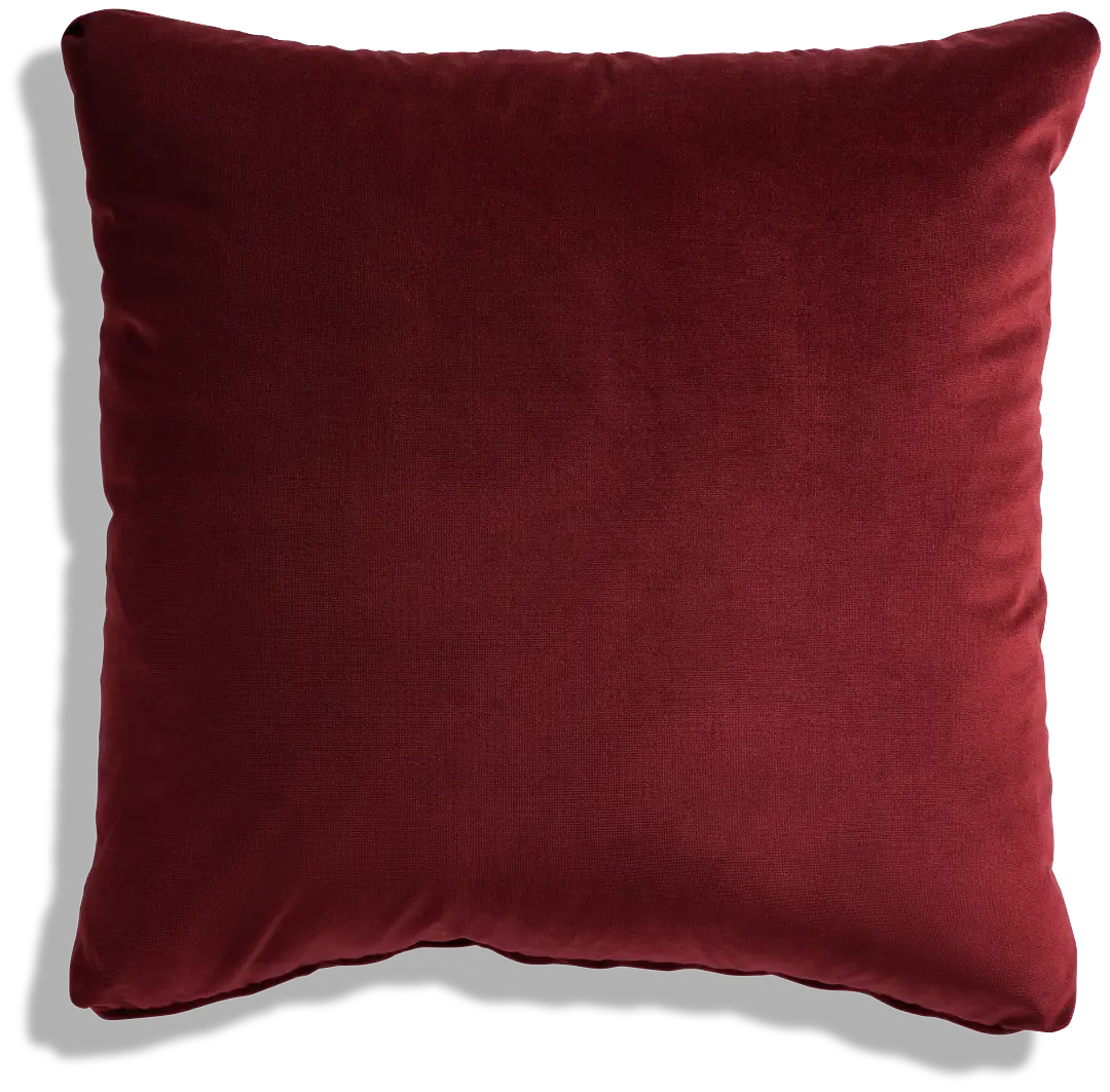 Lauran Red 22" Accent Pillow Lauran Red 22" Accent Pillow