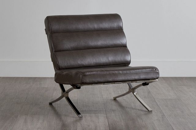 Tatiana Dark Gray Micro Accent Chair