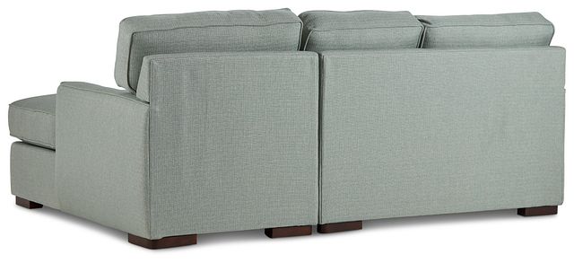 Austin Green Fabric Right Chaise Sectional (4)