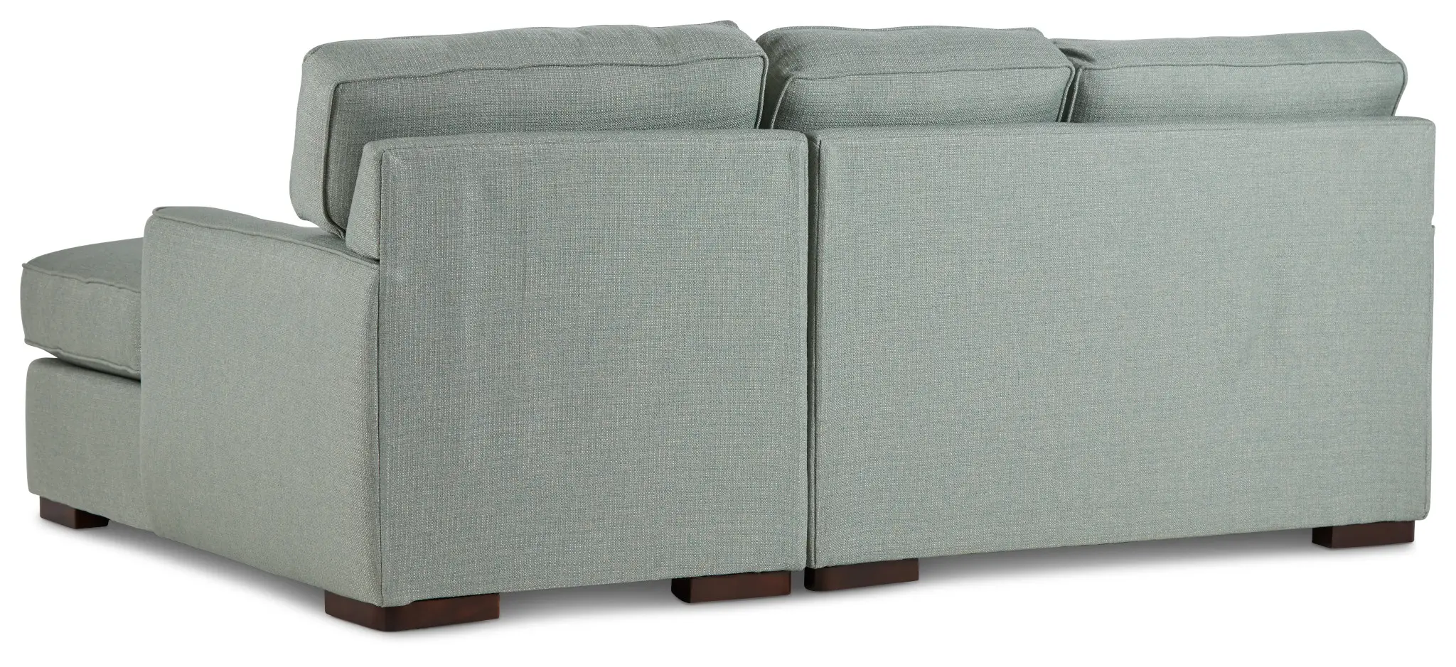 Austin Green Fabric Right Chaise Sectional Austin Green Fabric Right Chaise Sectional