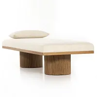 Four Hands Zayne Ivory Fabric Accent Chaise