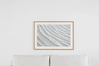 Ebony Beige Framed Wall Art