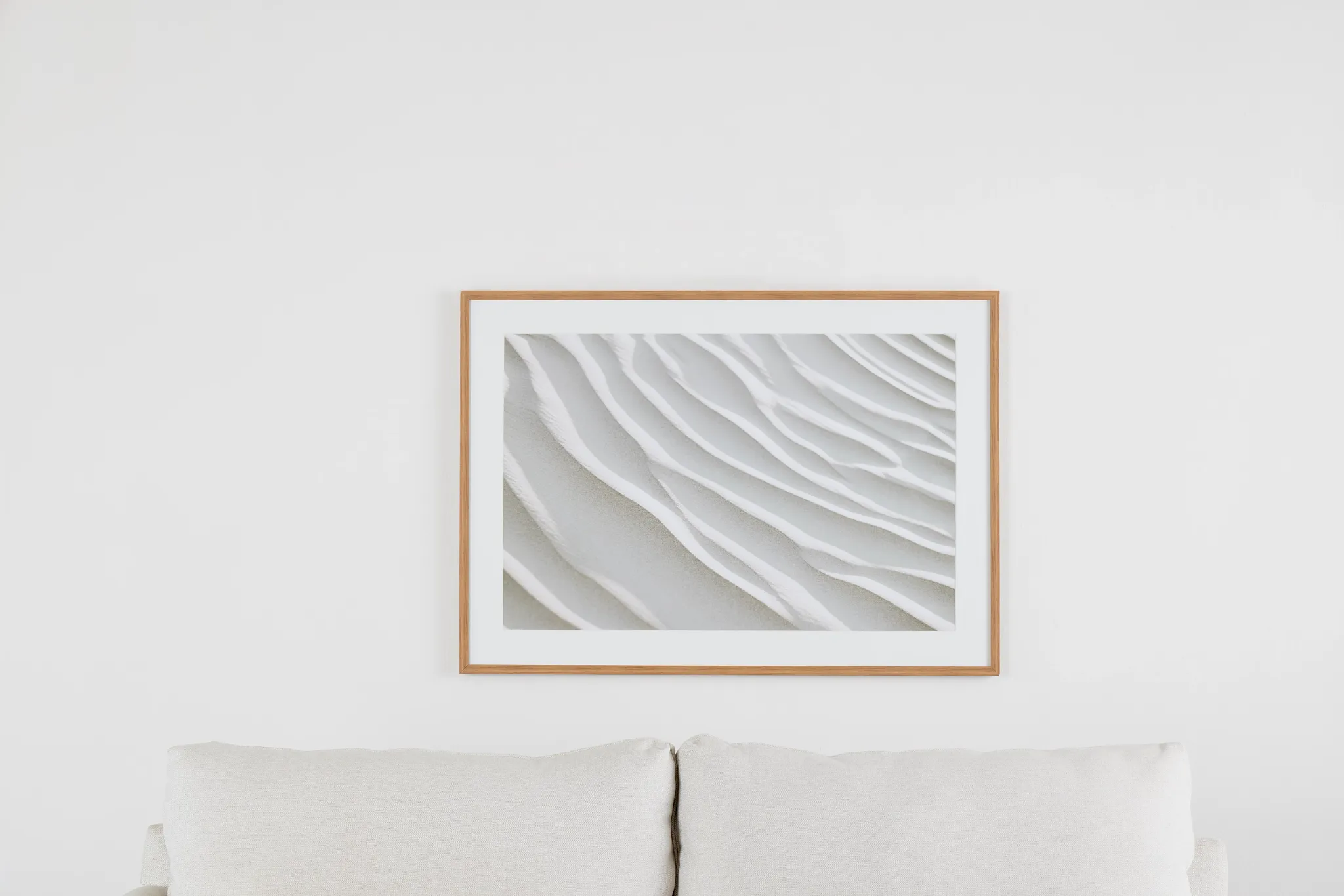 Ebony Beige Framed Wall Art