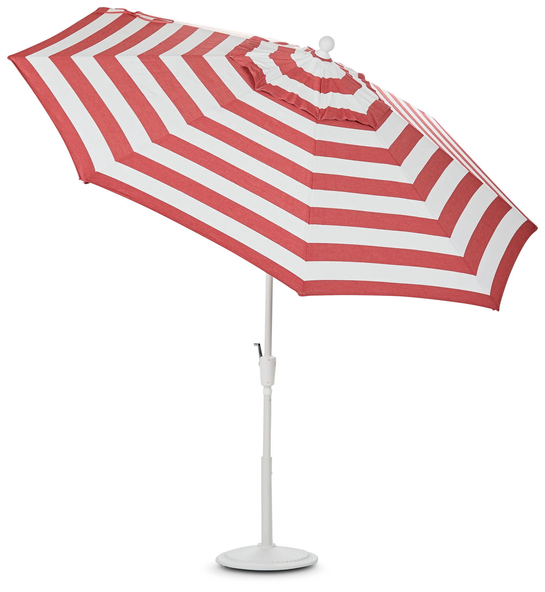Capri Red Stripe Umbrella Set