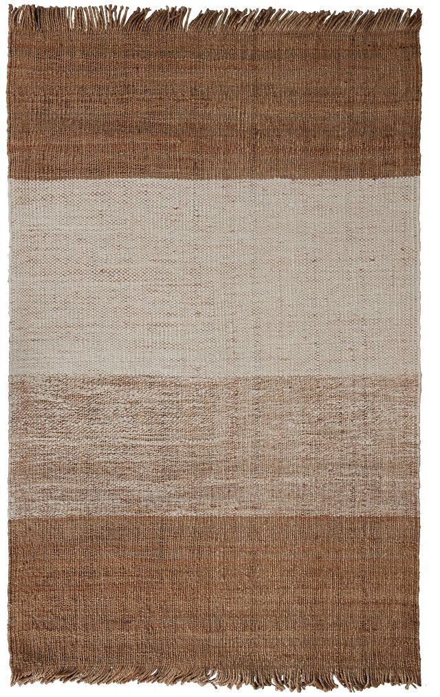 Masira Ivory Jute 5x8 Area Rug