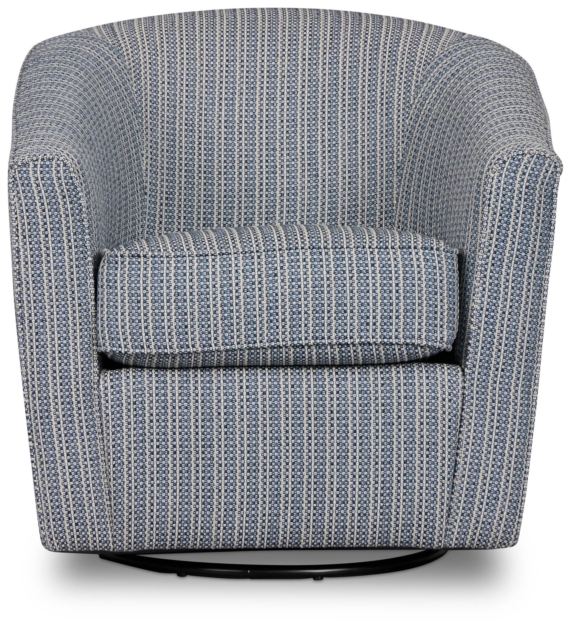 Driftwood Blue Glider Swivel Chair