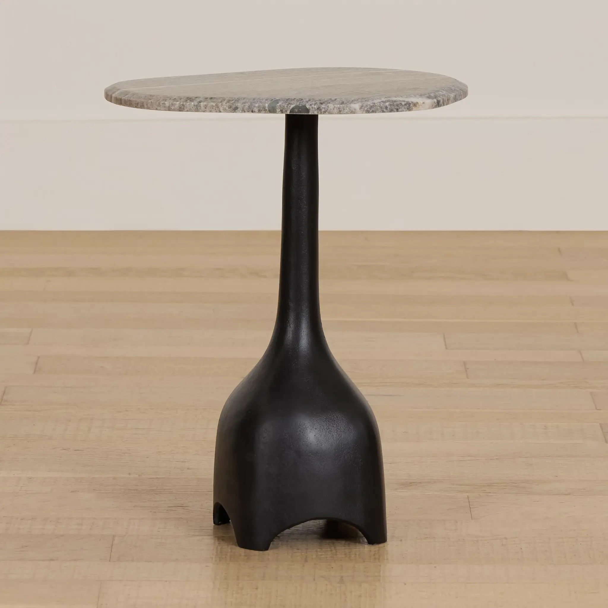 Lital Black Stone Accent Table Lital Black Stone Accent Table