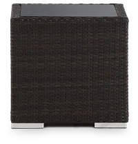 Fina Dark Tone Square End Table