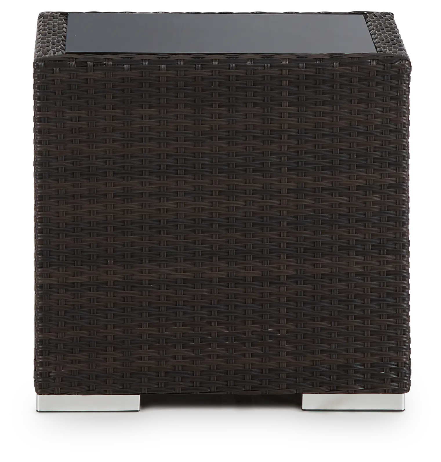 Fina Dark Tone Square End Table Fina Dark Tone Square End Table