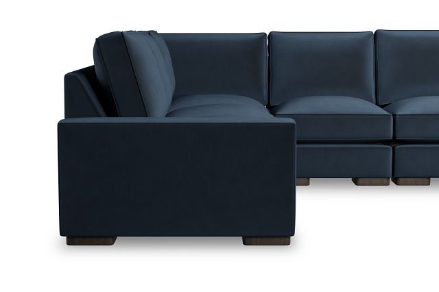 Edgewater Joya Dark Blue Medium Two-arm Sectional