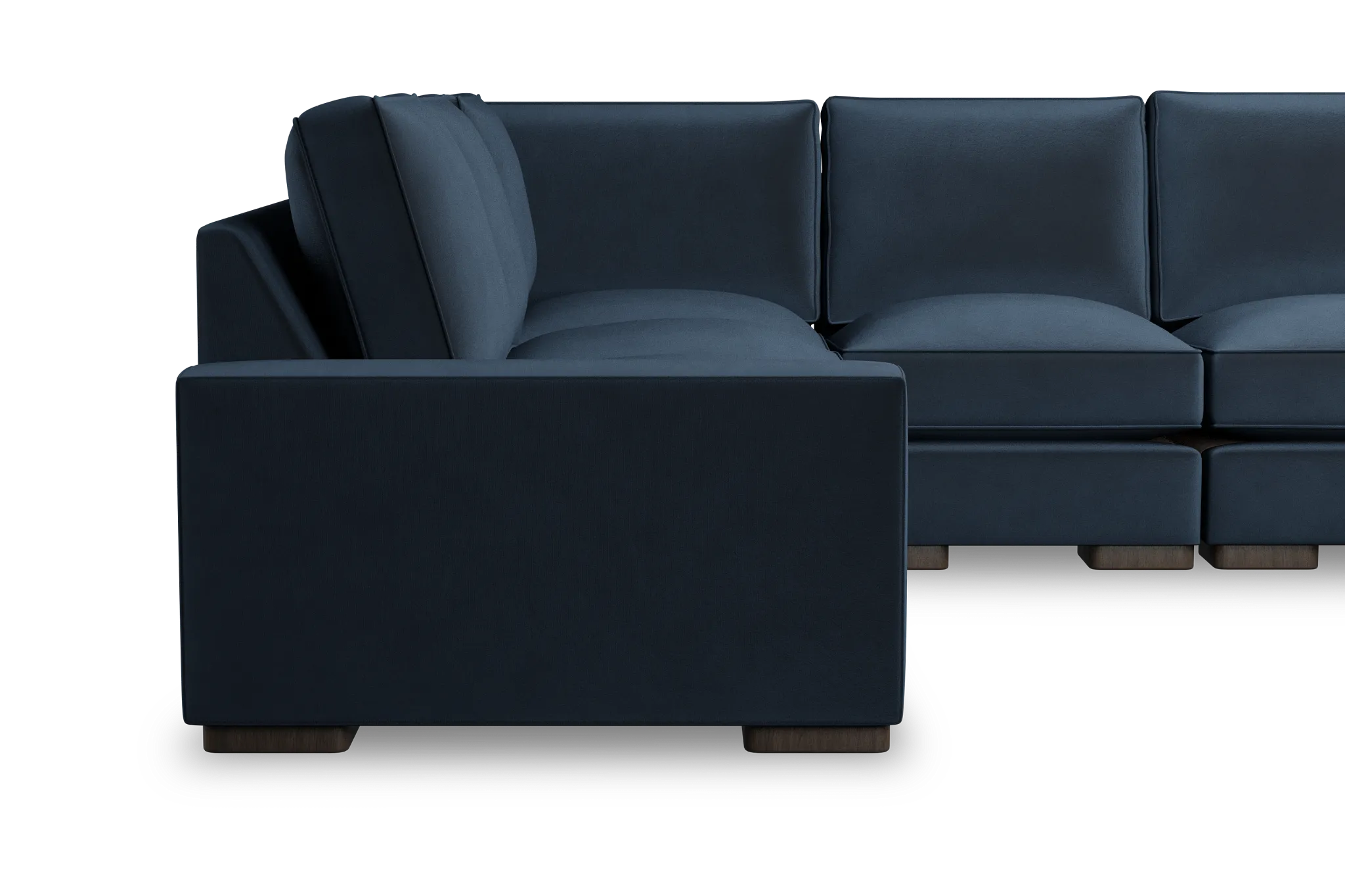 Edgewater Joya Dark Blue Medium Two-arm Sectional
