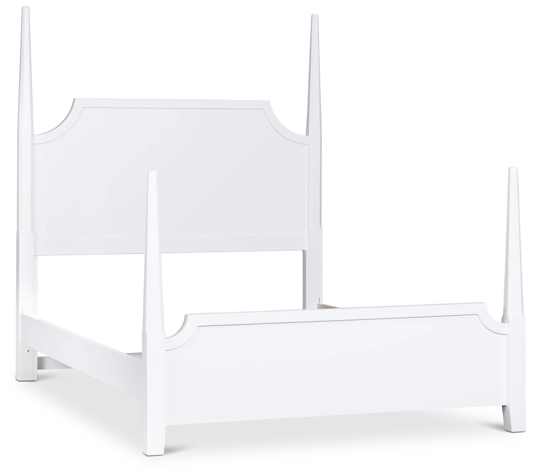 Carolina White Poster Bed Carolina White Poster Bed