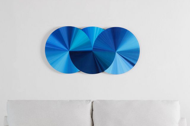 Della Blue Wall Art