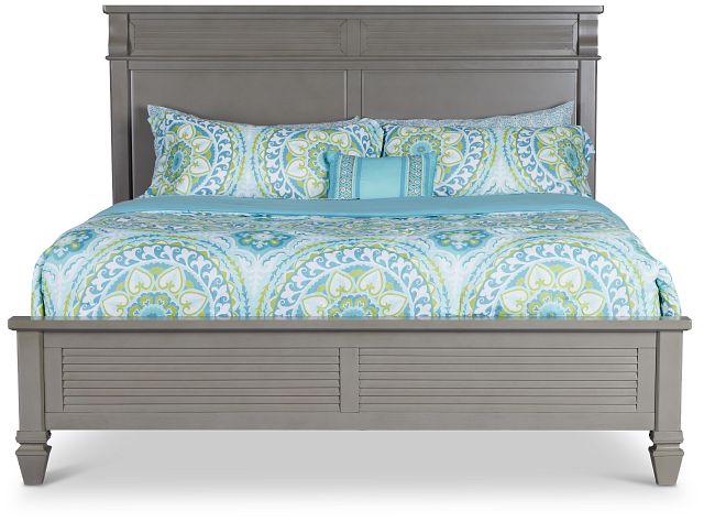 Marina Gray Panel Bed (2)