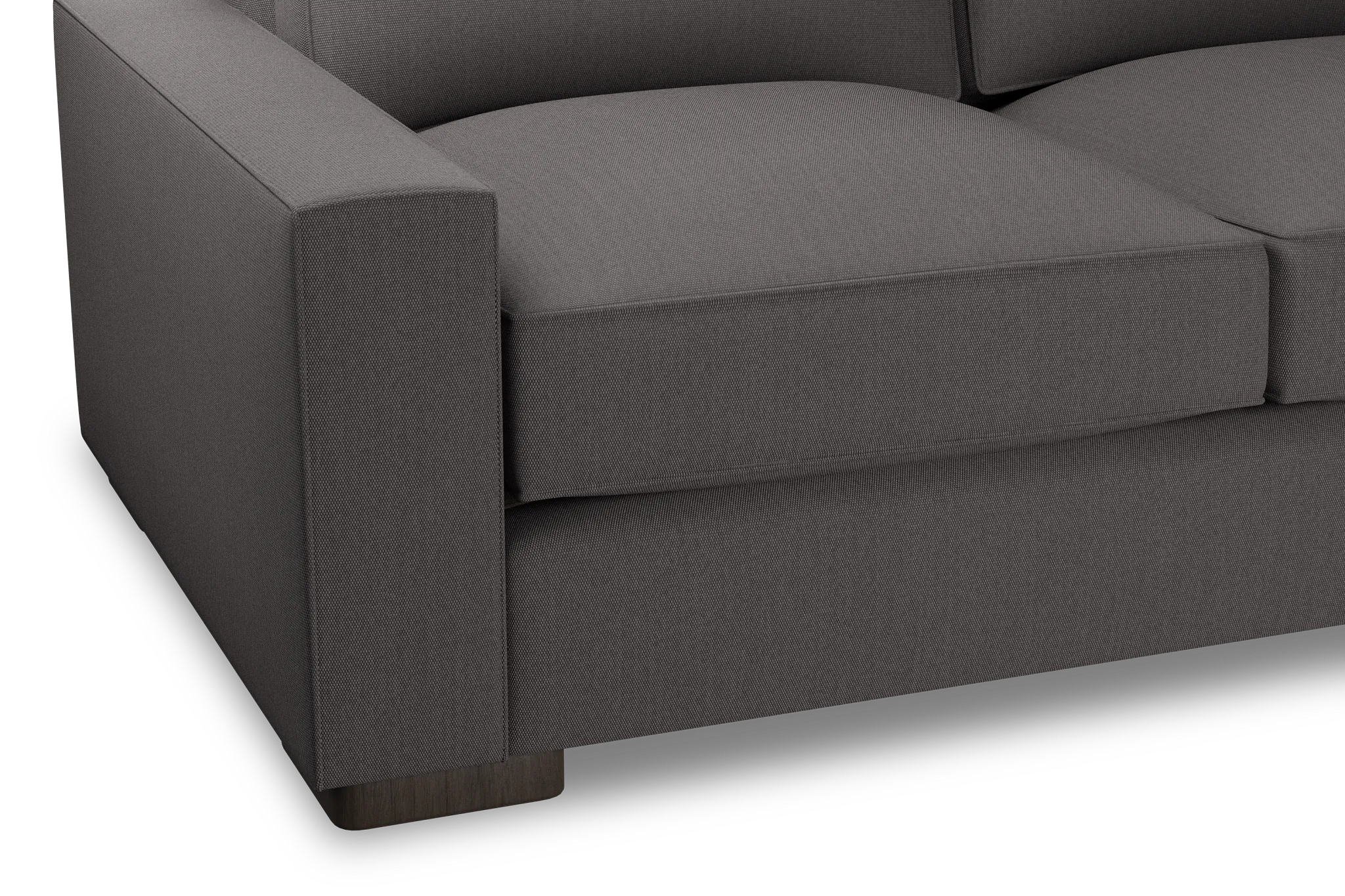 Edgewater Peyton Gray Medium Two-arm Sectional