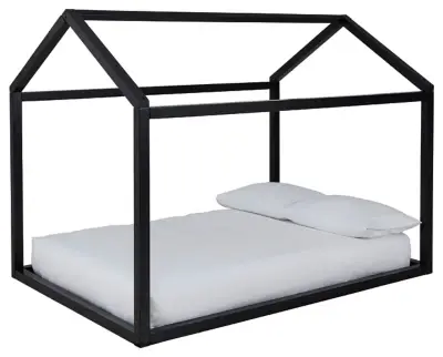 Flannibrook Black Bed Frame Flannibrook Black Bed Frame