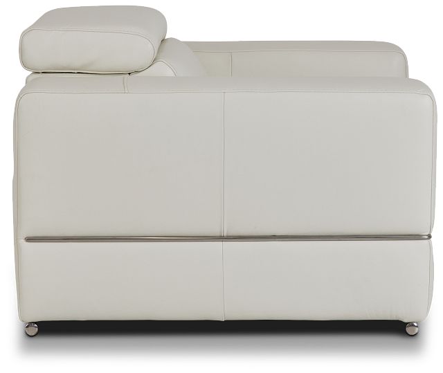 Dante White Leather Power Recliner (2)