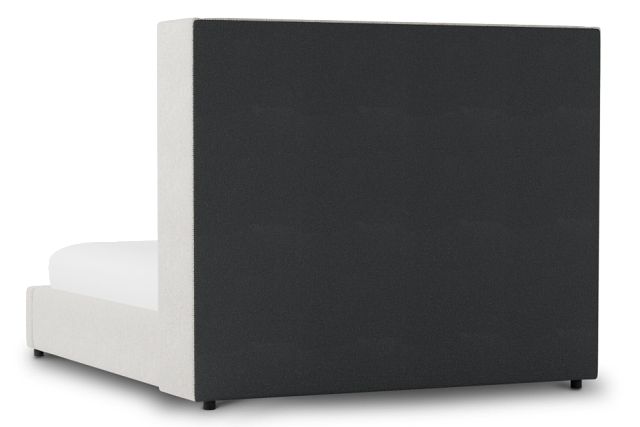 Captiva Gellar Beige 60" Upholstered Shelter Bed