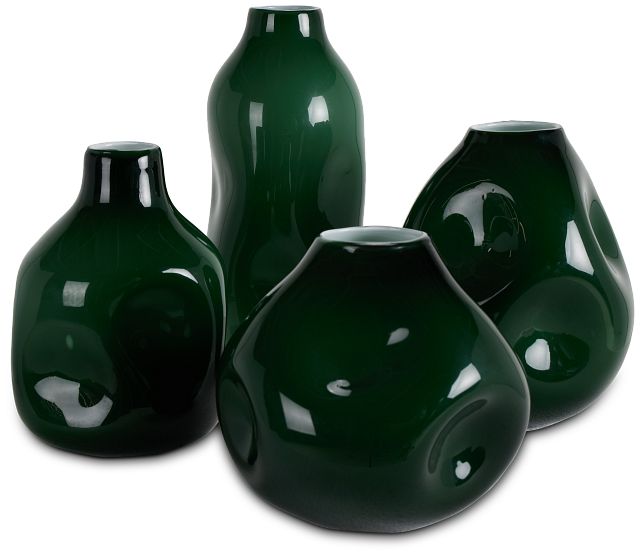 Holly Dark Green Small Vase