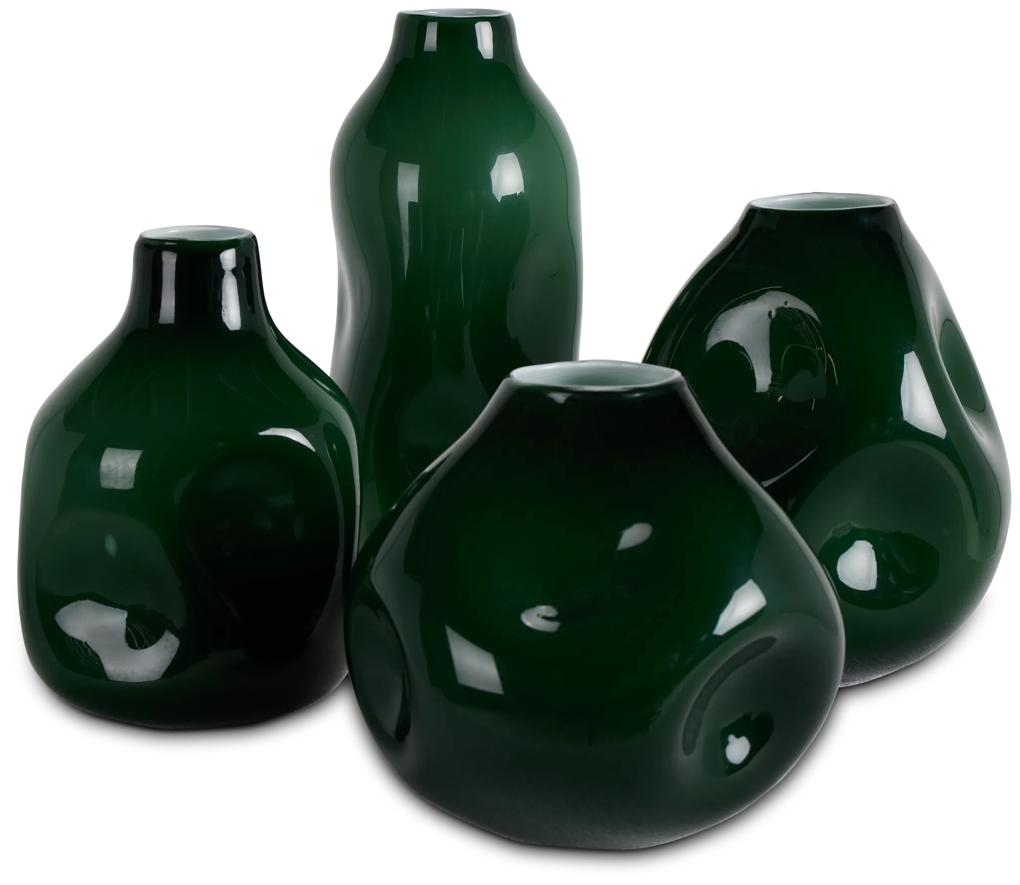 Holly Dark Green Small Vase