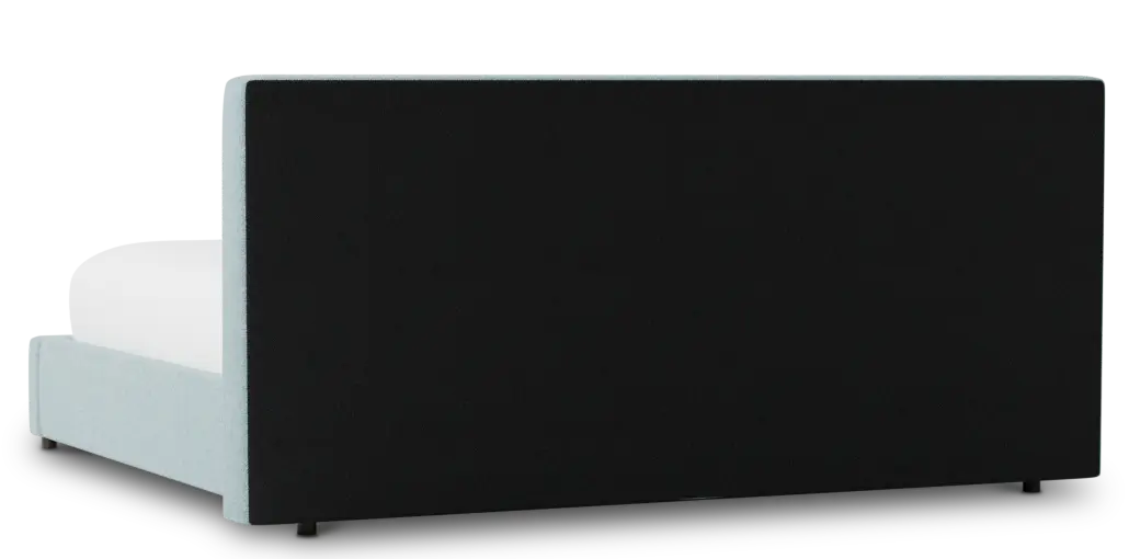 Grayton Elite Light Blue 44" Upholstered Platform Bed Grayton Elite Light Blue 44" Upholstered Platform Bed