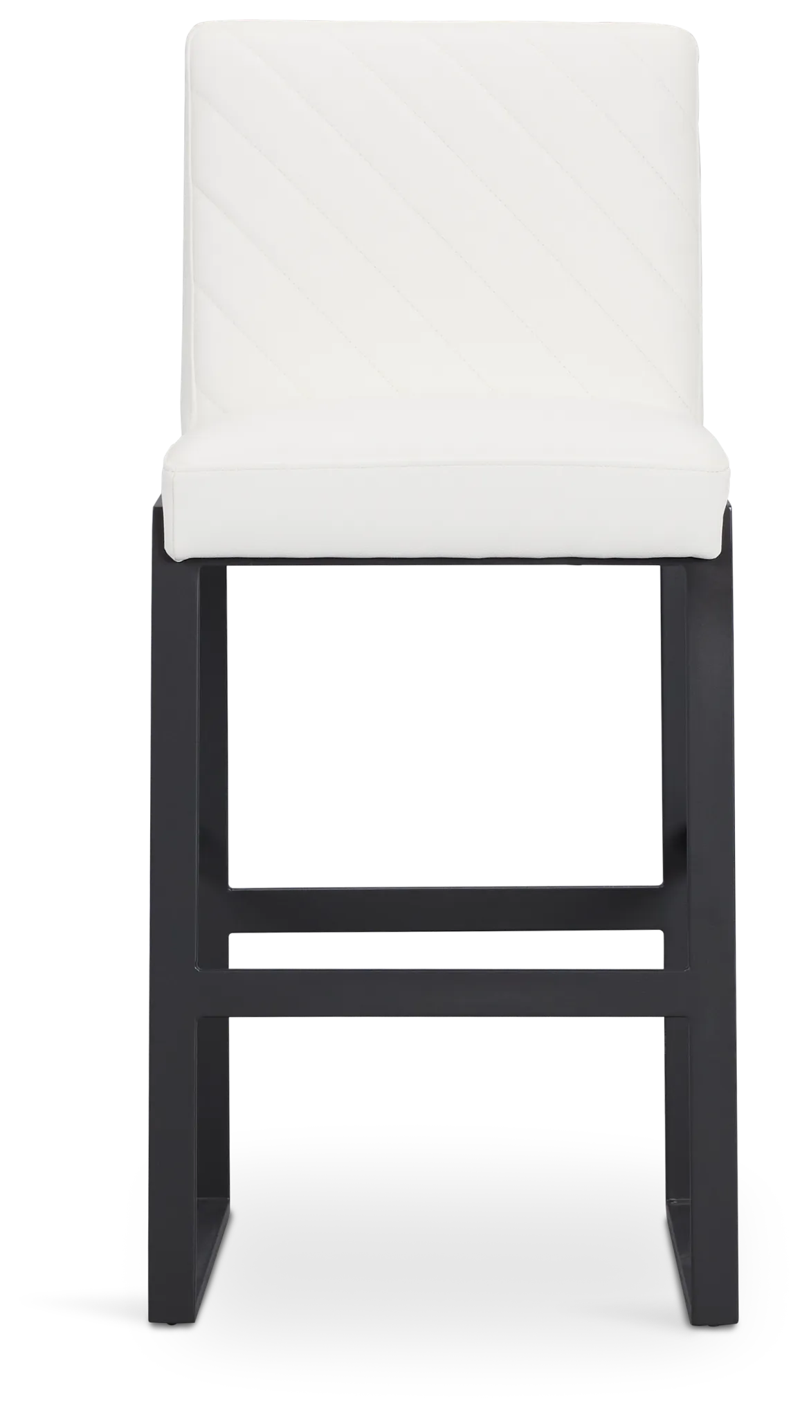 Harlem White 30" Upholstered Barstool