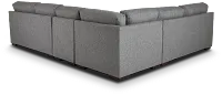 Veronica Dark Gray Down Large Two-arm Sectional