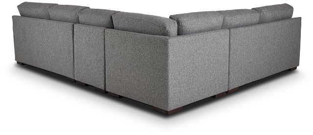 Veronica Dark Gray Down Large Two-arm Sectional (4)