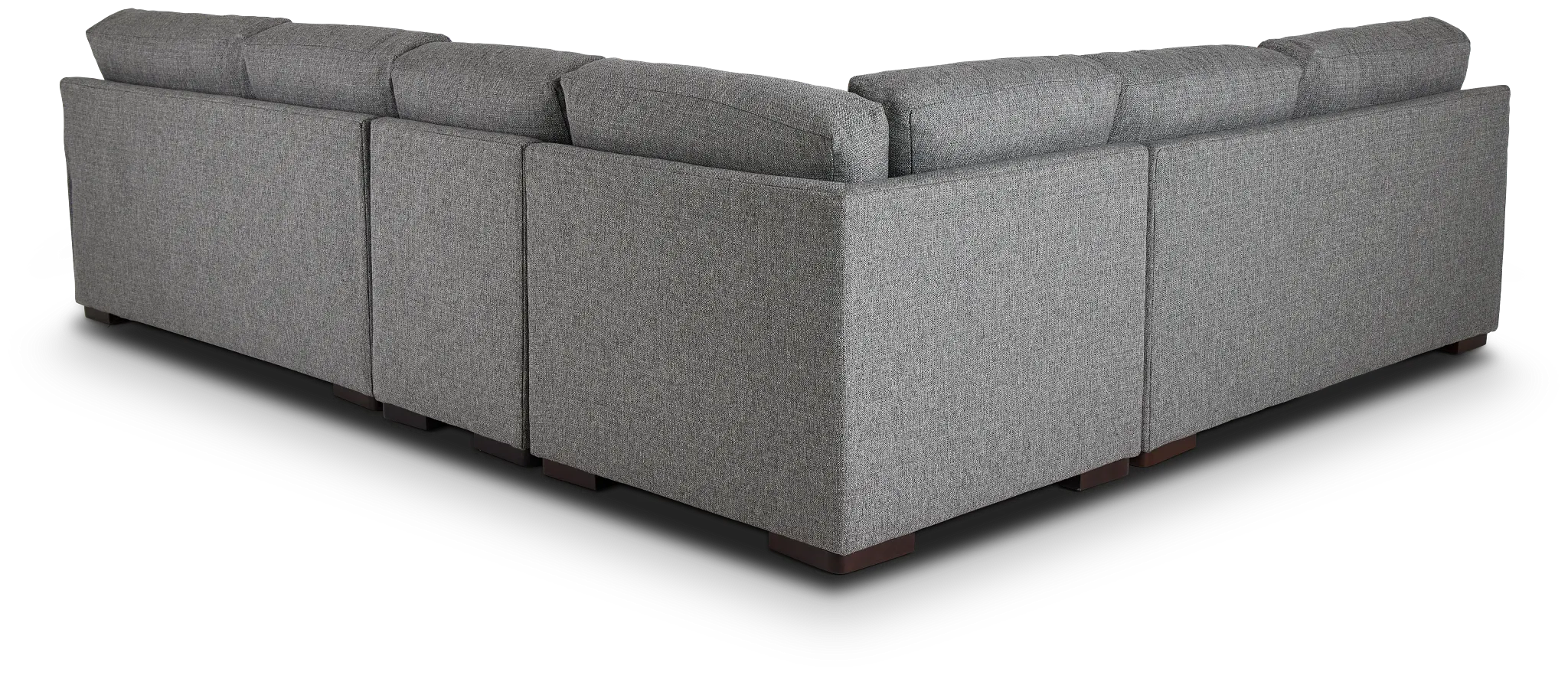 Veronica Dark Gray Down Large Two-arm Sectional