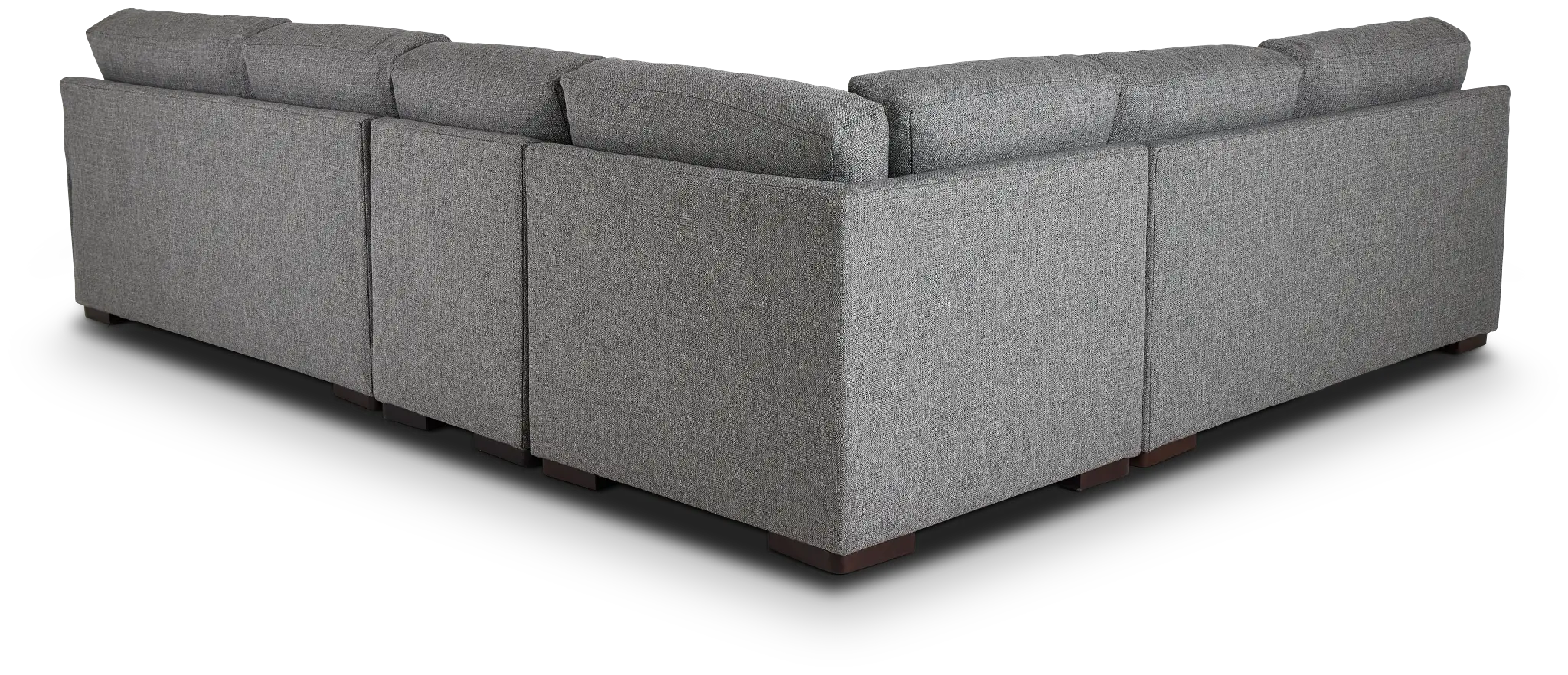 Veronica Dark Gray Down Large Two-arm Sectional Veronica Dark Gray Down Large Two-arm Sectional