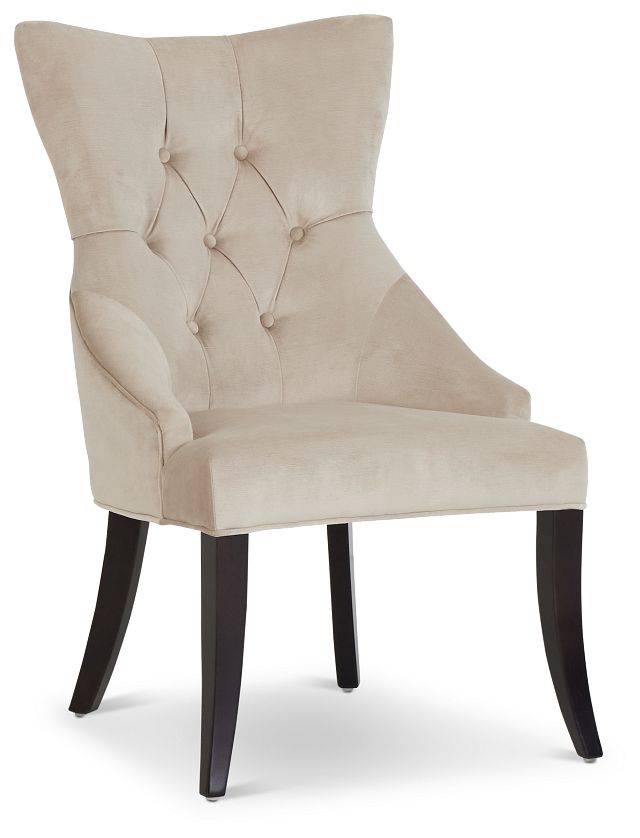 Sloane Light Beige Upholstered Arm Chair (1)