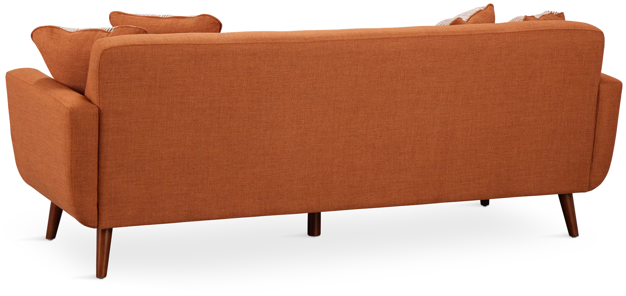 Raya Orange Fabric Sofa Raya Orange Fabric Sofa