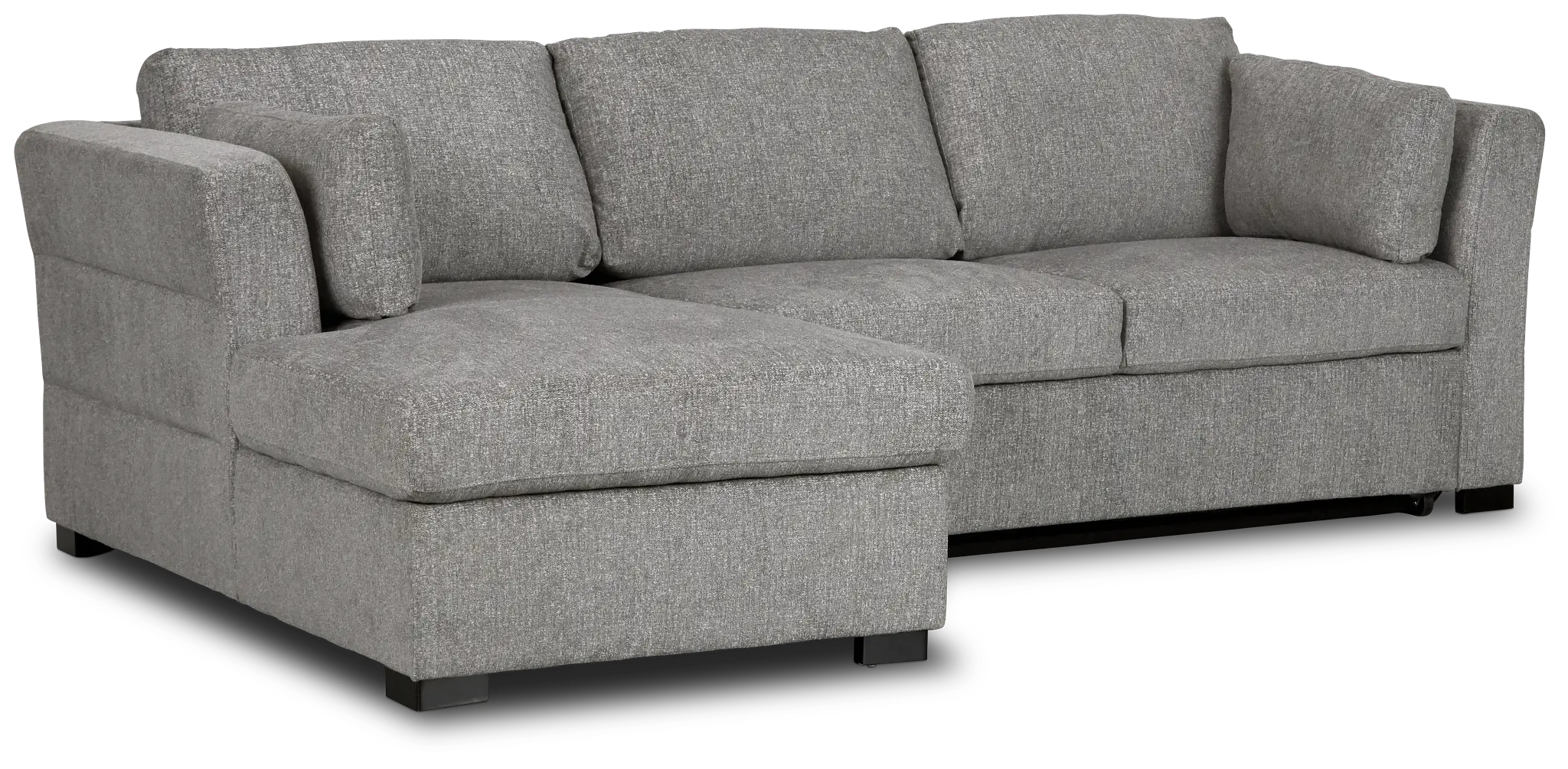 Amber Dark Gray Fabric Small Left Chaise Storage Sleeper Sectional Amber Dark Gray Fabric Small Left Chaise Storage Sleeper Sectional