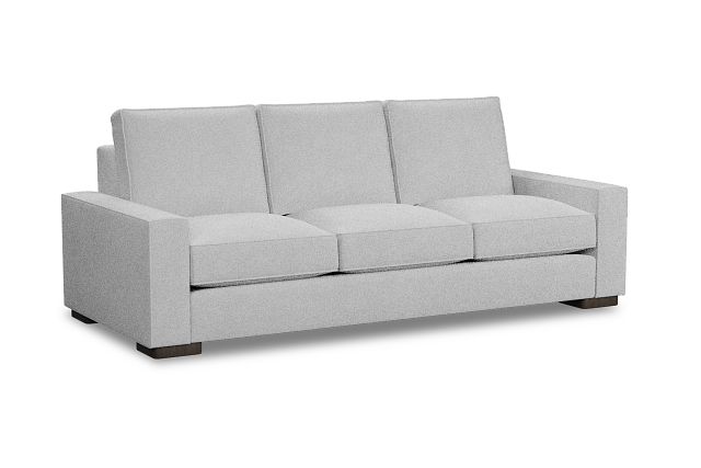 Edgewater Suave White 96" Sofa W/ 3 Cushions