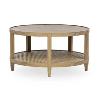 Booker Light Tone Round Coffee Table
