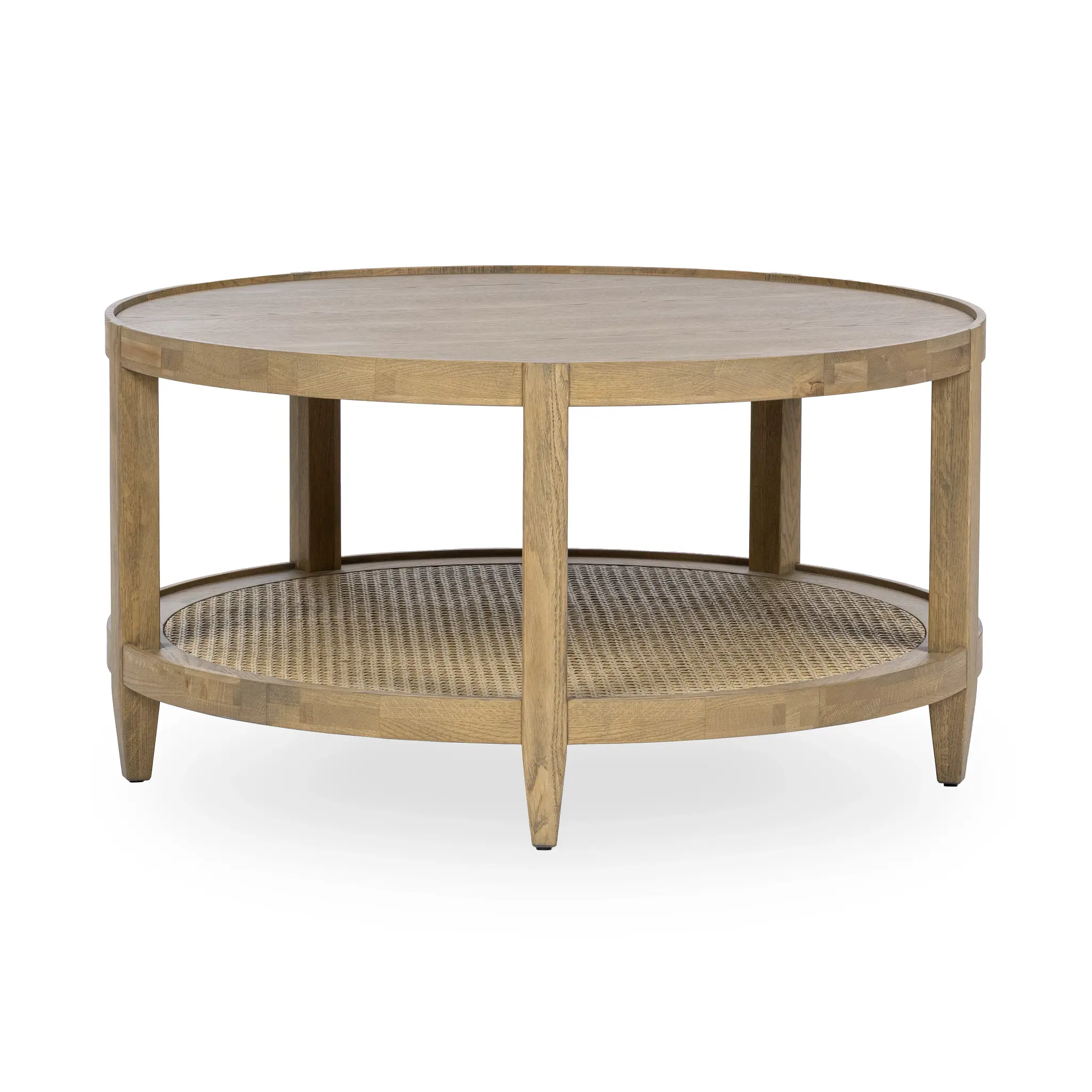 Booker Light Tone Round Coffee Table Booker Light Tone Round Coffee Table