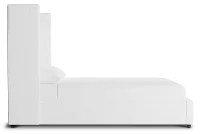 Captiva Revenue White 60" Upholstered Shelter Bed