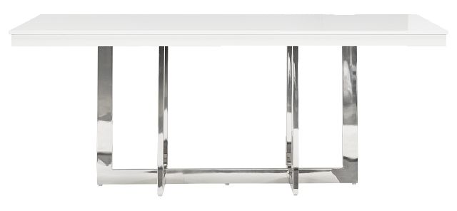 Cortina White Rectangular Table