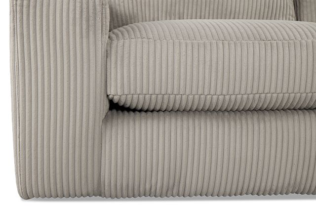 Charlie Gray Fabric Large Two-arm Sectional