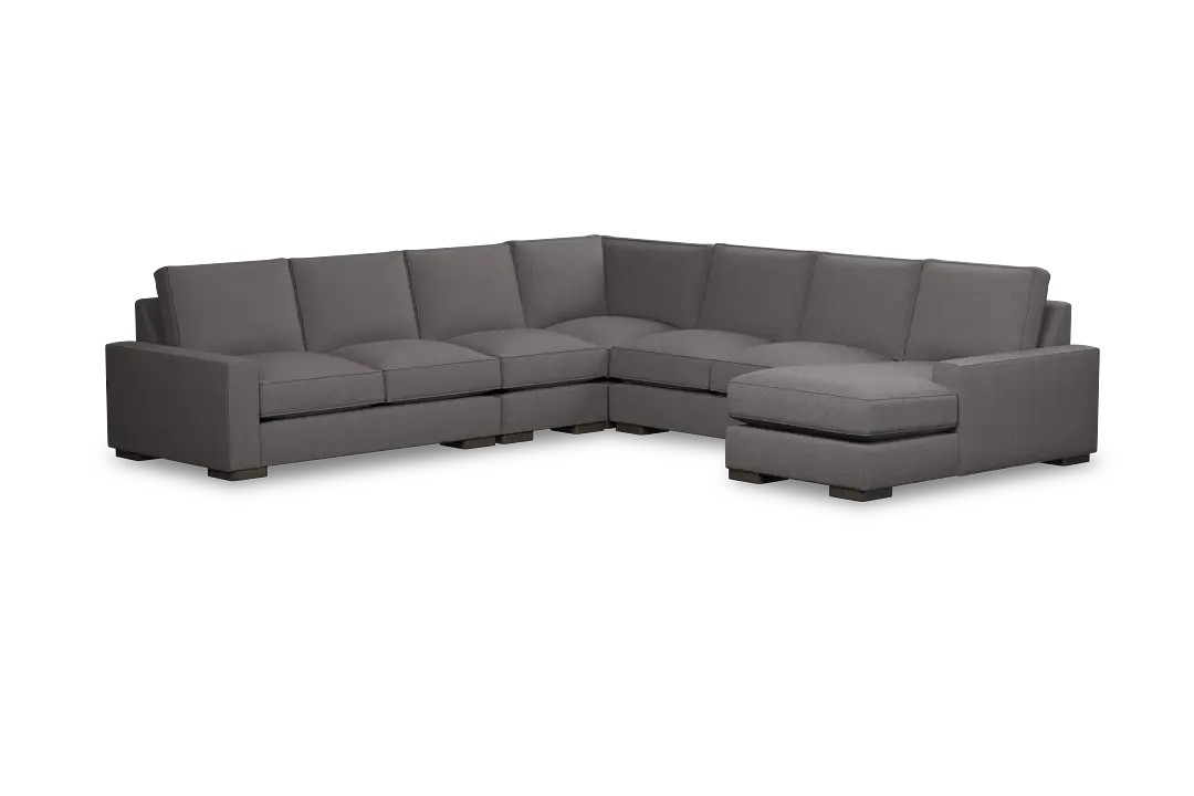 Edgewater Peyton Gray Large Right Chaise Sectional Edgewater Peyton Gray Large Right Chaise Sectional