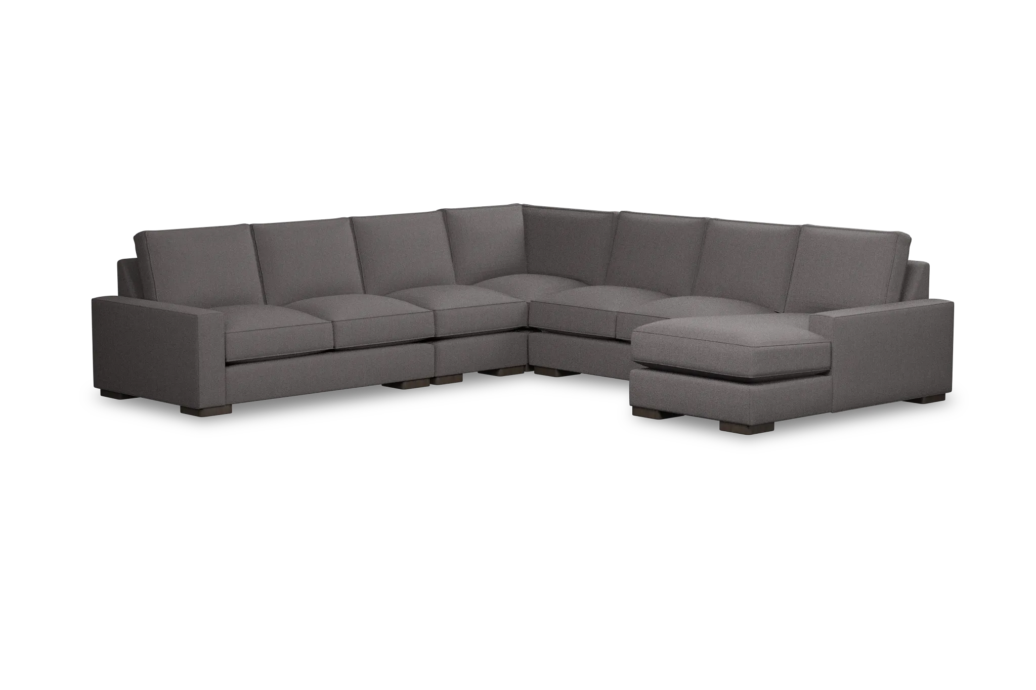 Edgewater Peyton Gray Large Right Chaise Sectional