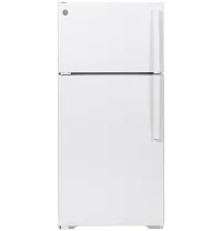 Ge 16 Series White Top Freezer Refrigerator