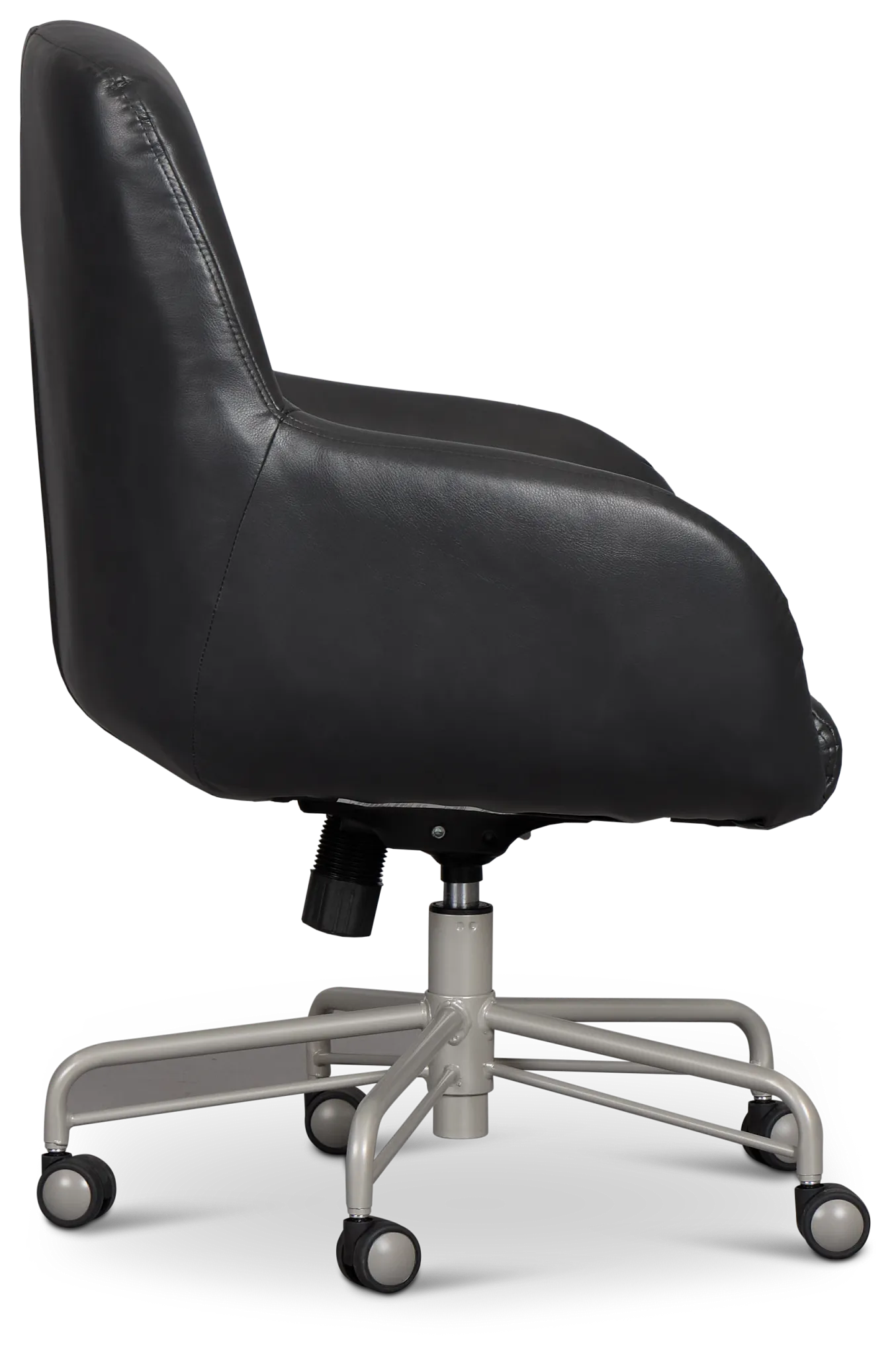 Ophelia Dark Gray Upholstered Desk Chair