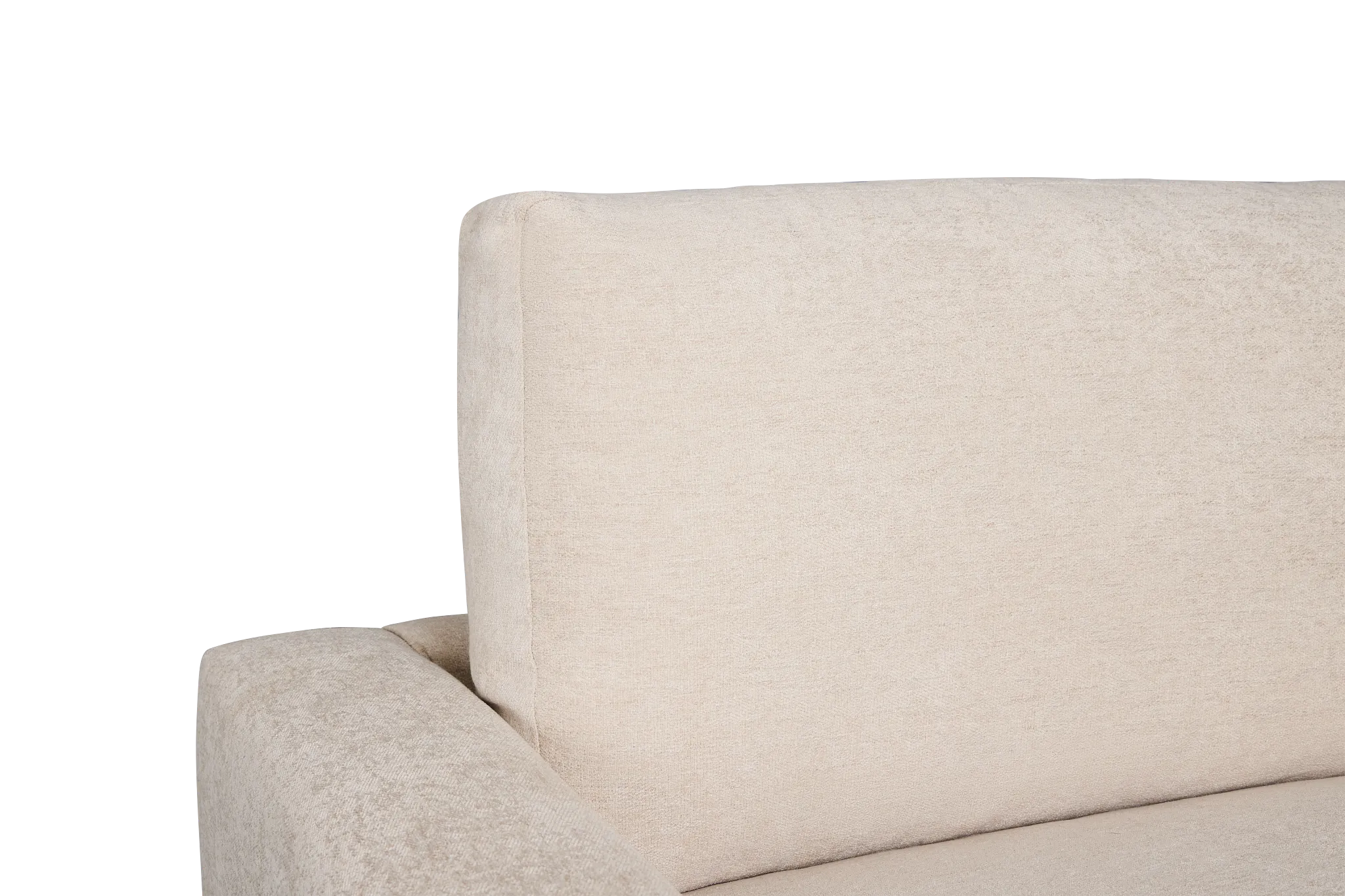 Calista Beige Fabric Sofa