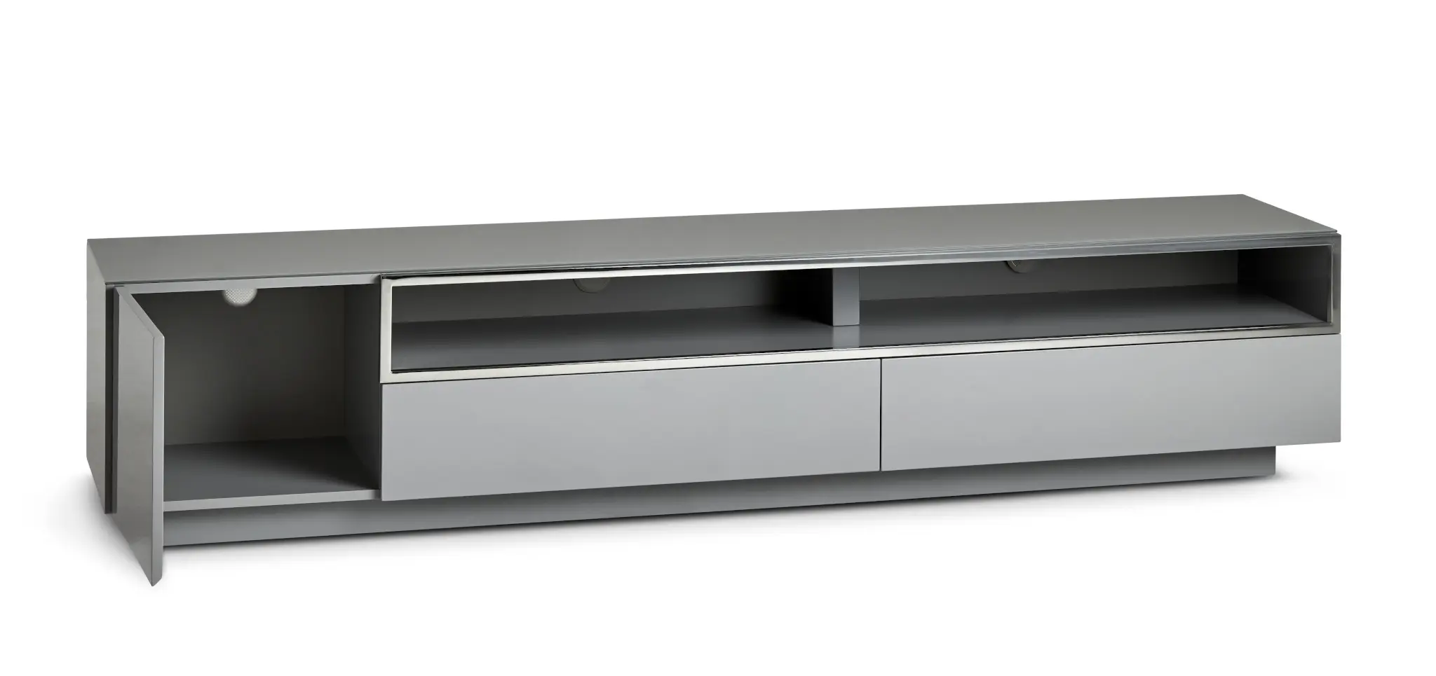 Vancouver Gray 86" Tv Stand Vancouver Gray 86" Tv Stand